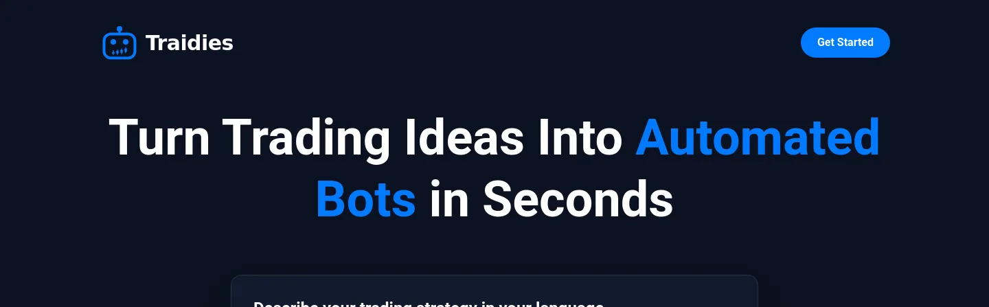 traidies.com — a measured funnel