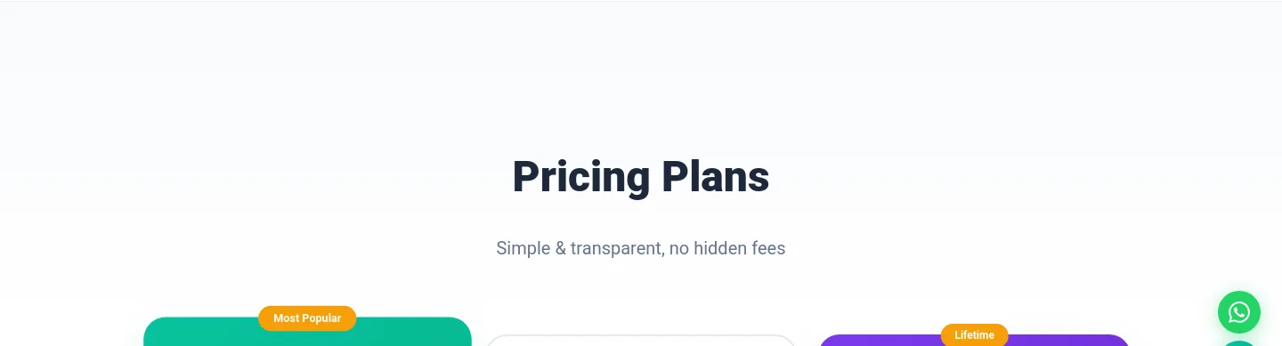 tranai.app Hero section