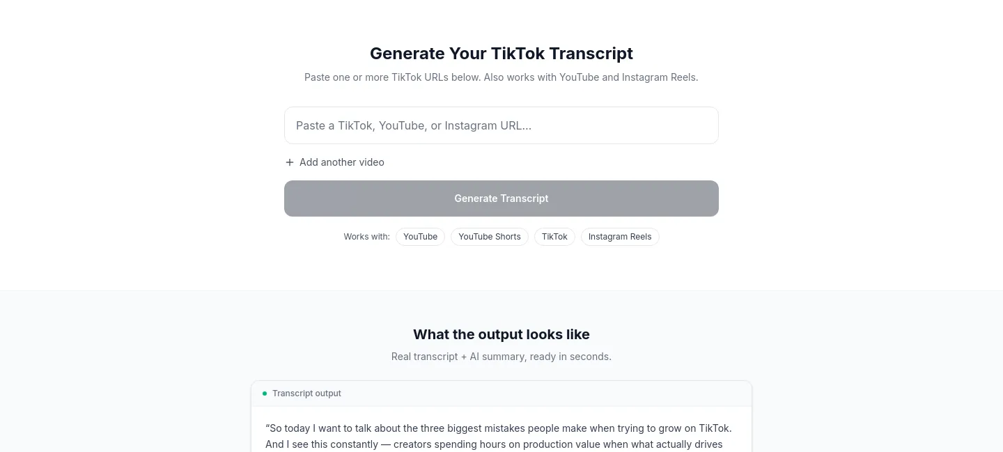 transcribevideo.ai — Logo Wall