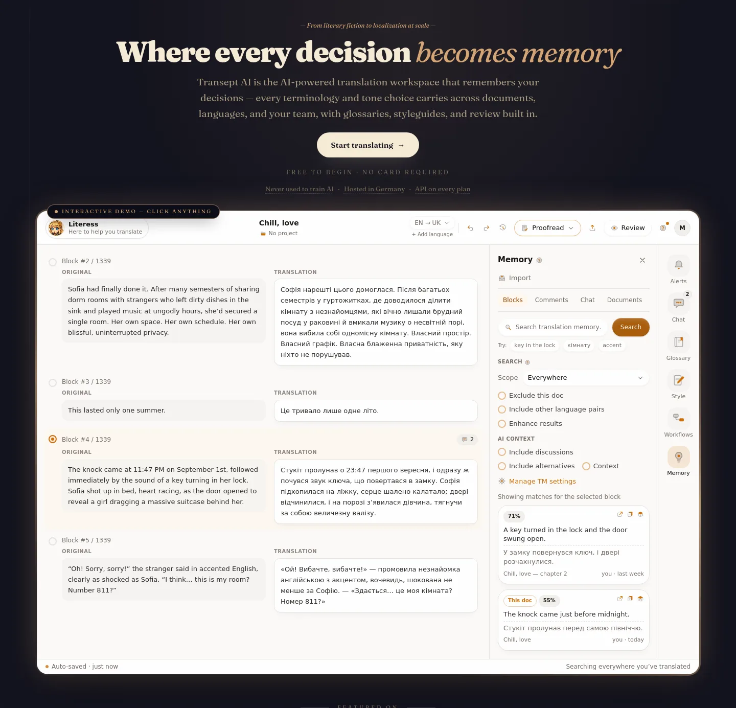 transept.ai — Hero