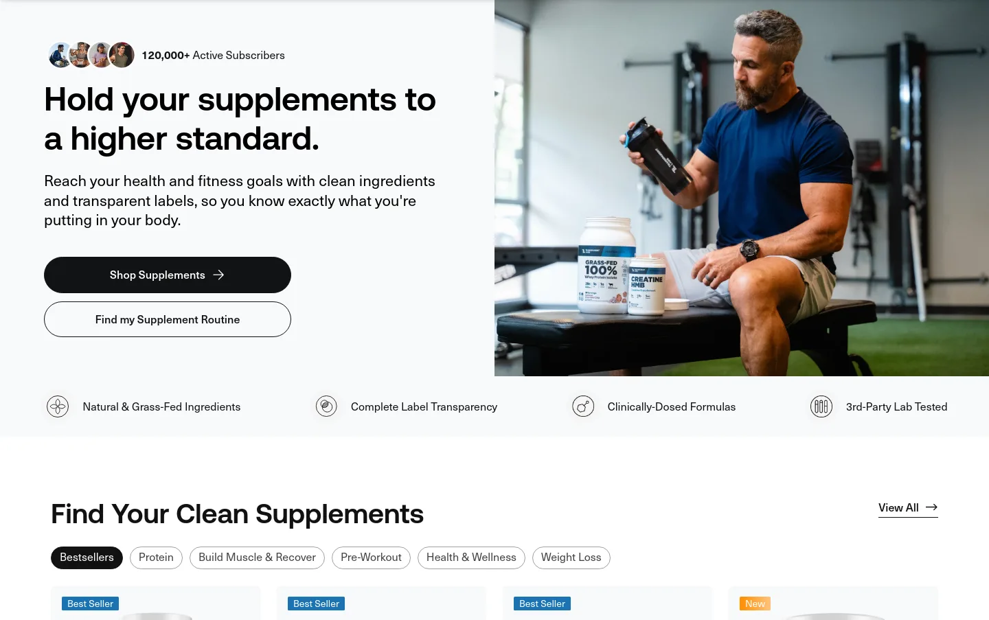 transparentlabs.com — Hero