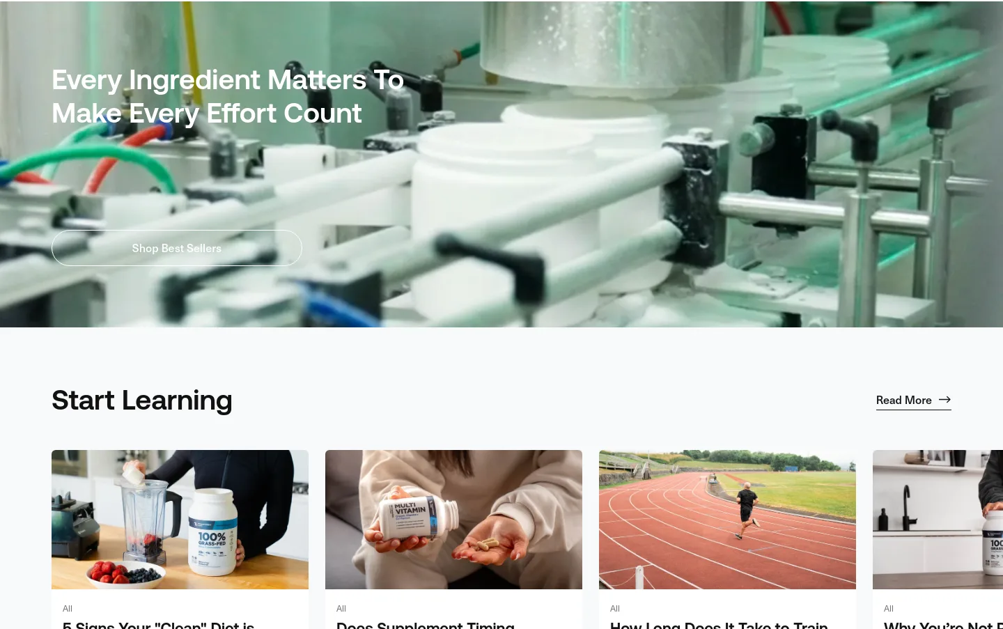 transparentlabs.com — a real CTA section
