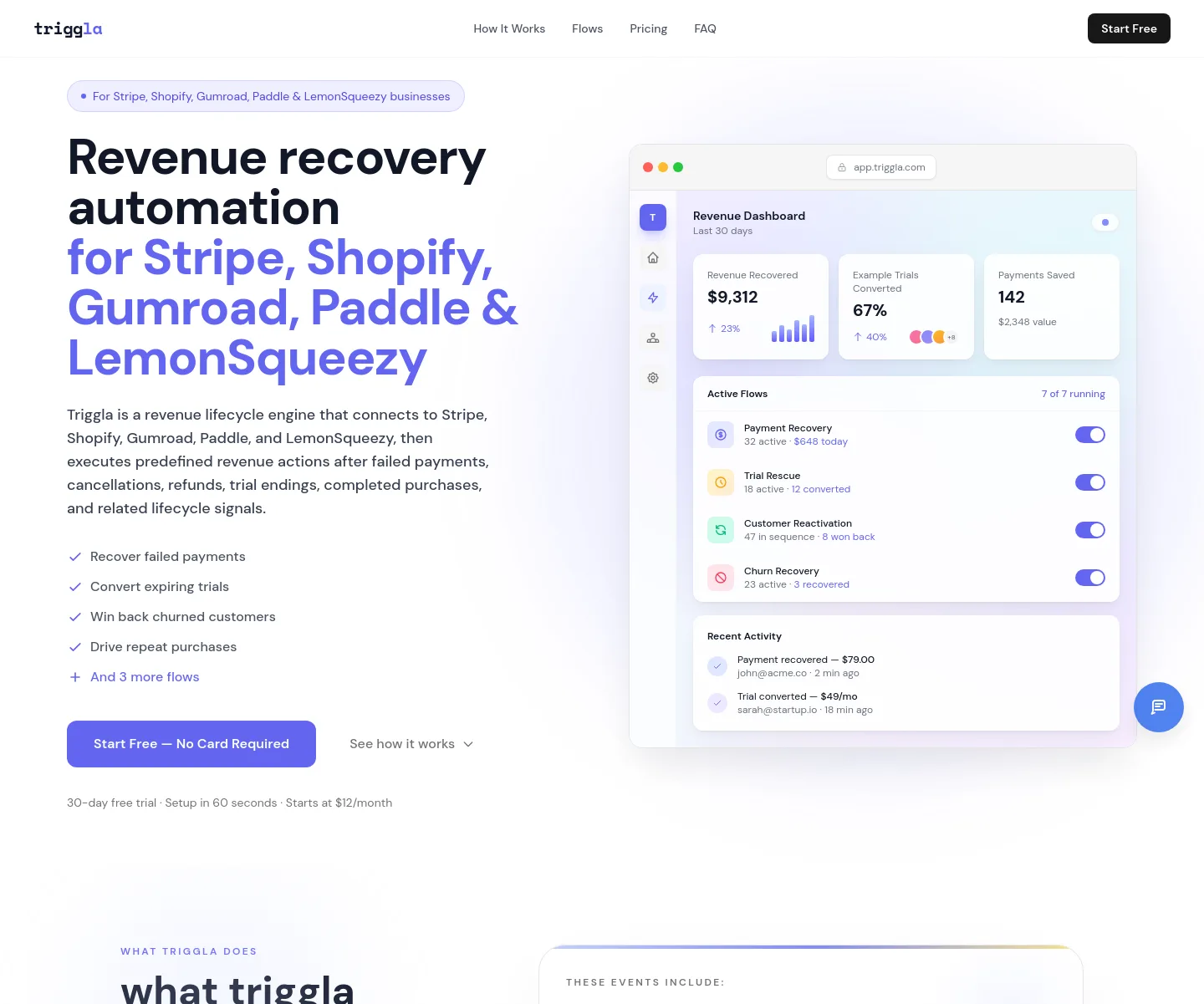 triggla.com — Hero