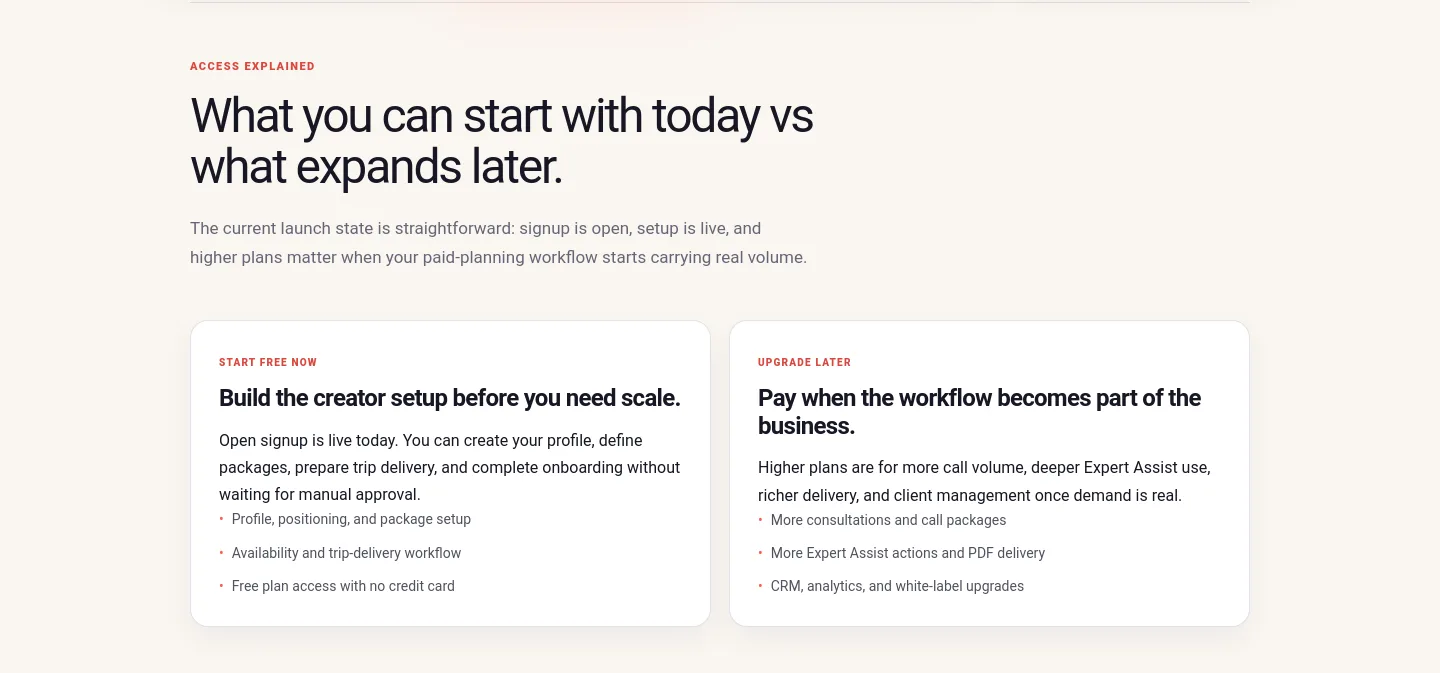 tripixo.ai — Comparison