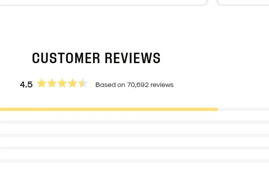 Rating element from trueclassic.com
