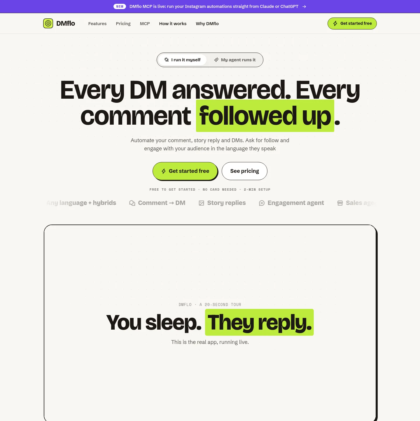 trydmflo.com — a measured funnel