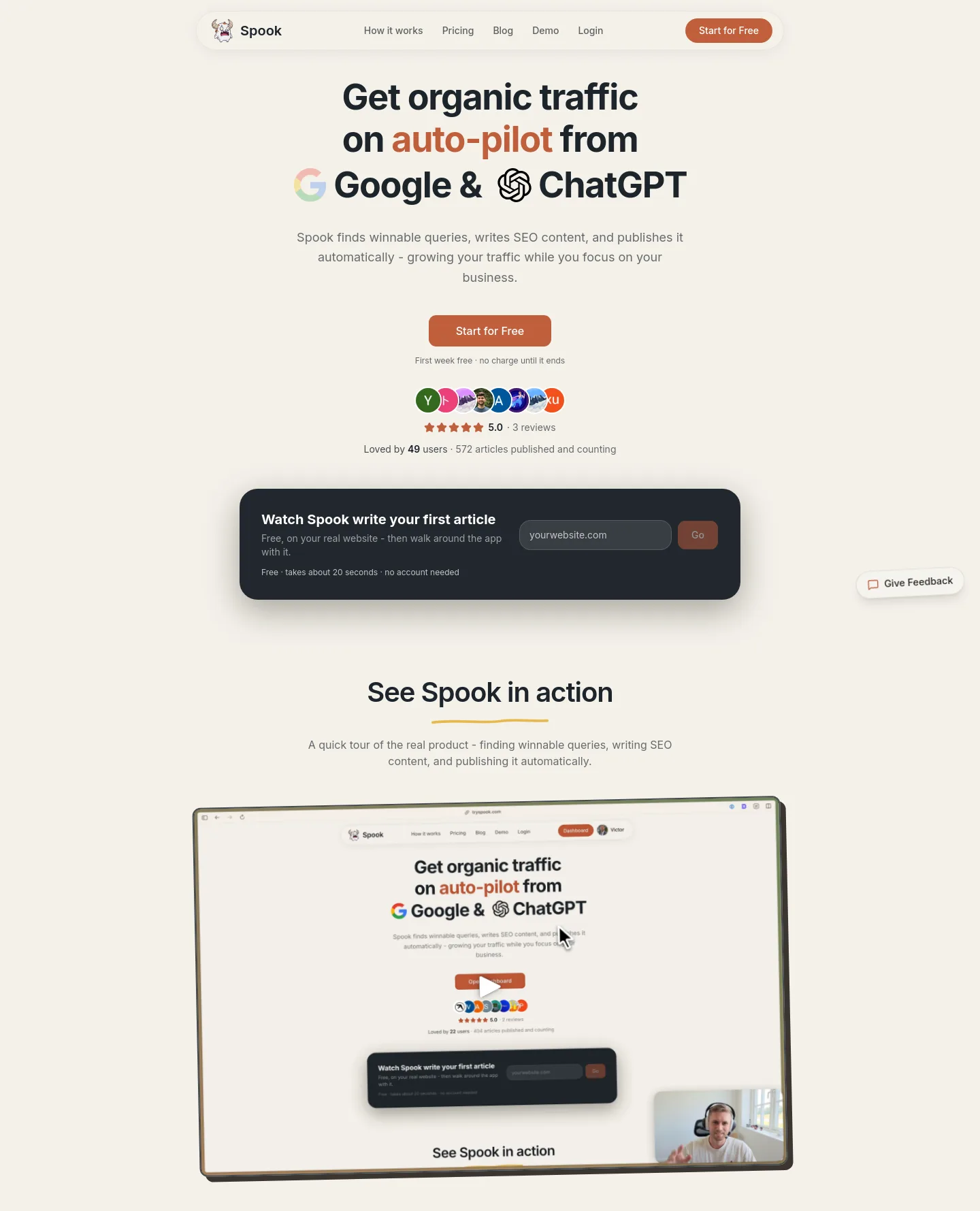 tryspook.com — Hero
