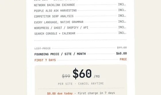 Price anchor element from tryspook.com