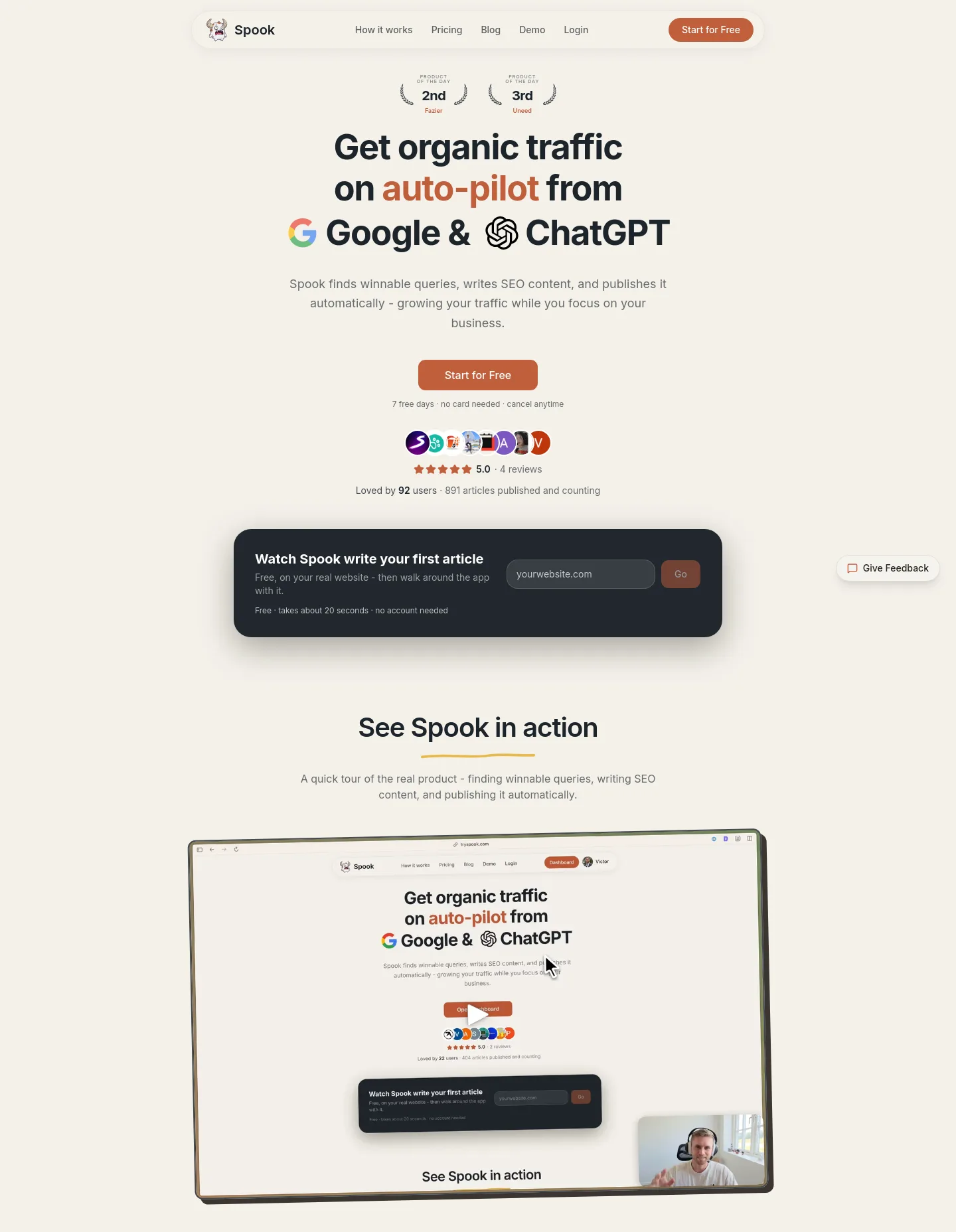 tryspook.com — Hero
