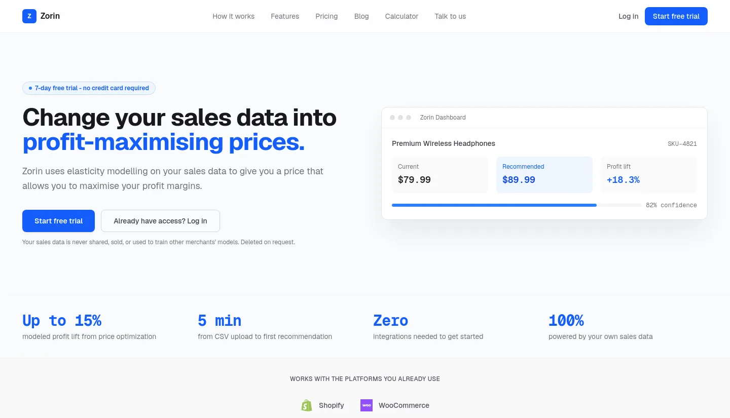 tryzorin.com — Hero