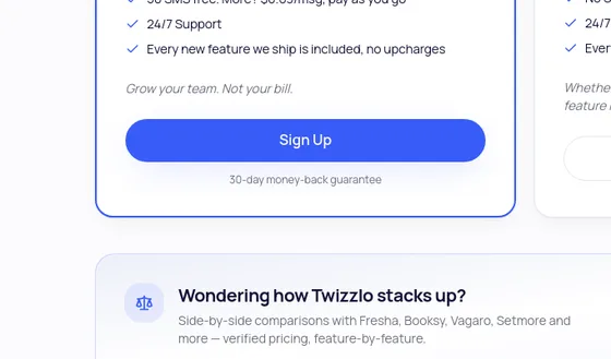Guarantee element from twizzlo.com