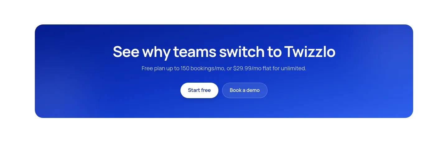 twizzlo.com — a real CTA section