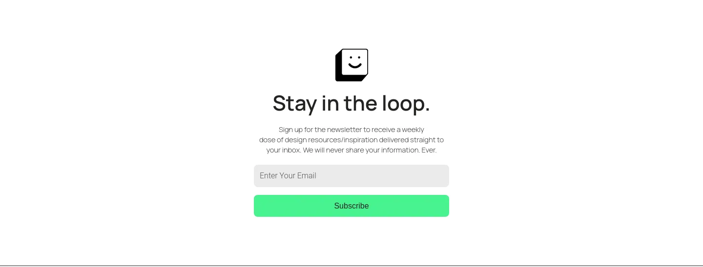 uiuxshowcase.com — Email Capture