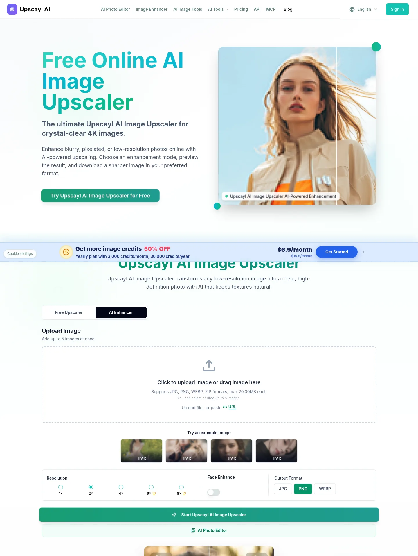 upscayl.app — a measured funnel