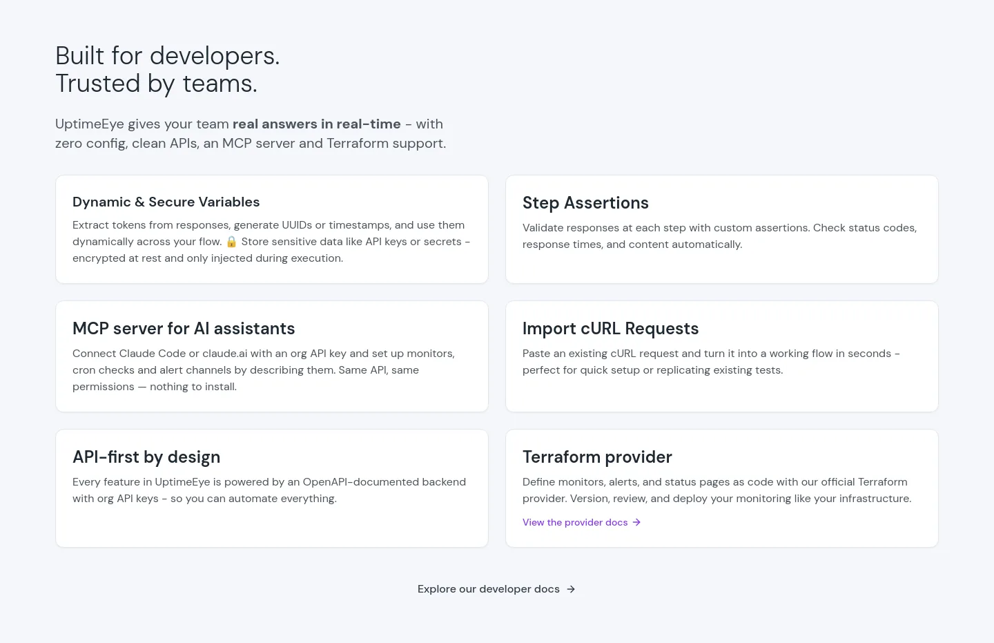 uptimeeye.com — Logo Wall