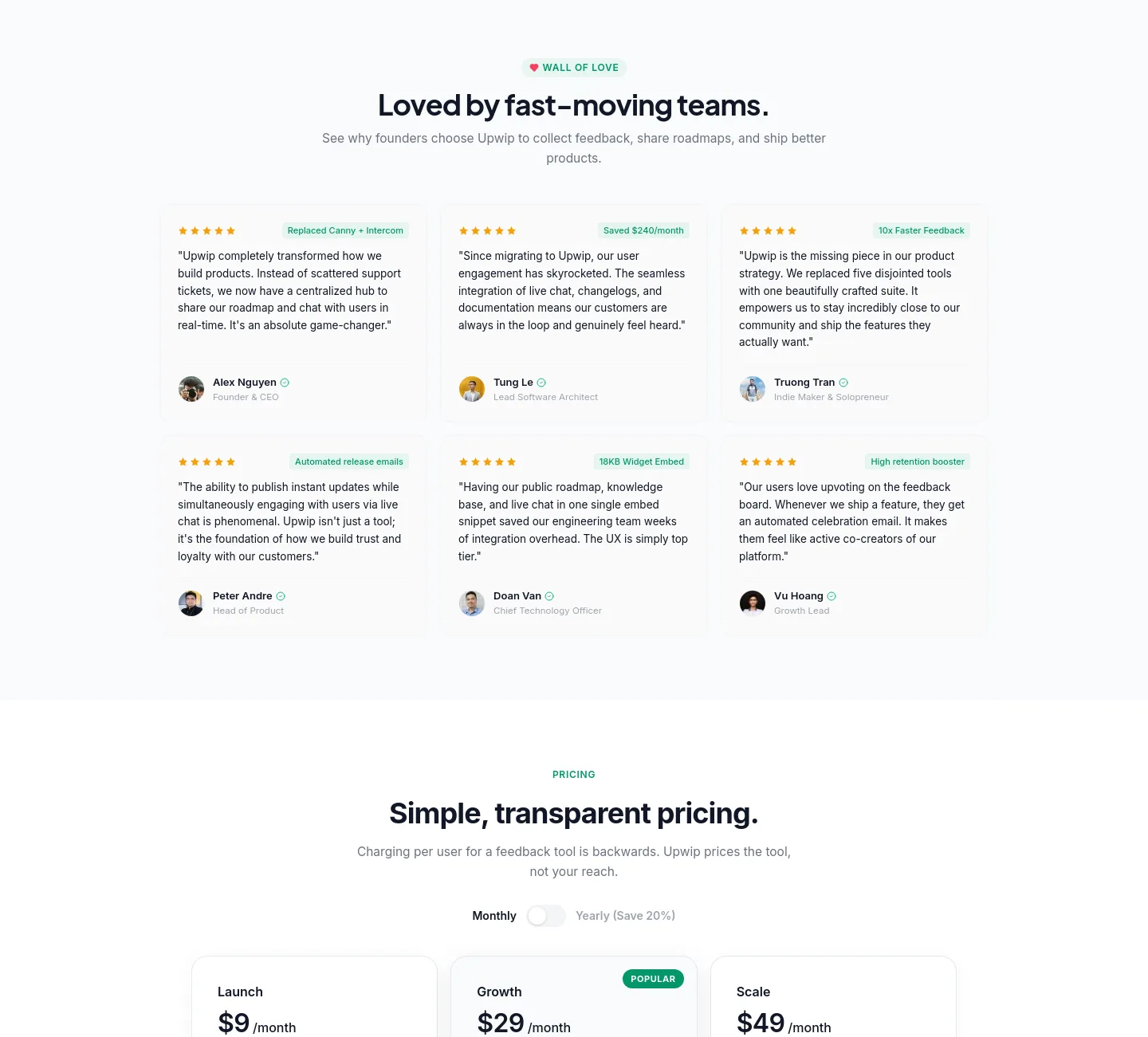 upwip.com — Logo Wall