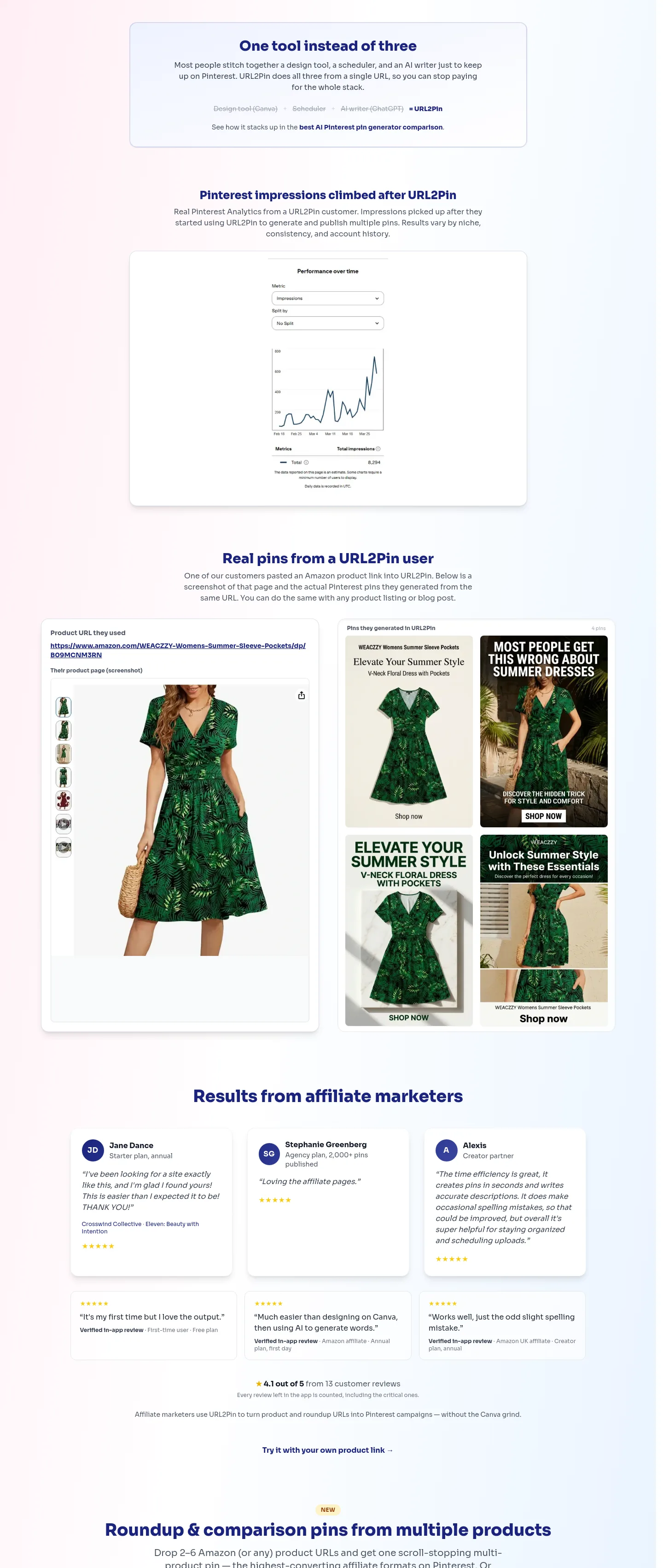 url2pin.com — Features