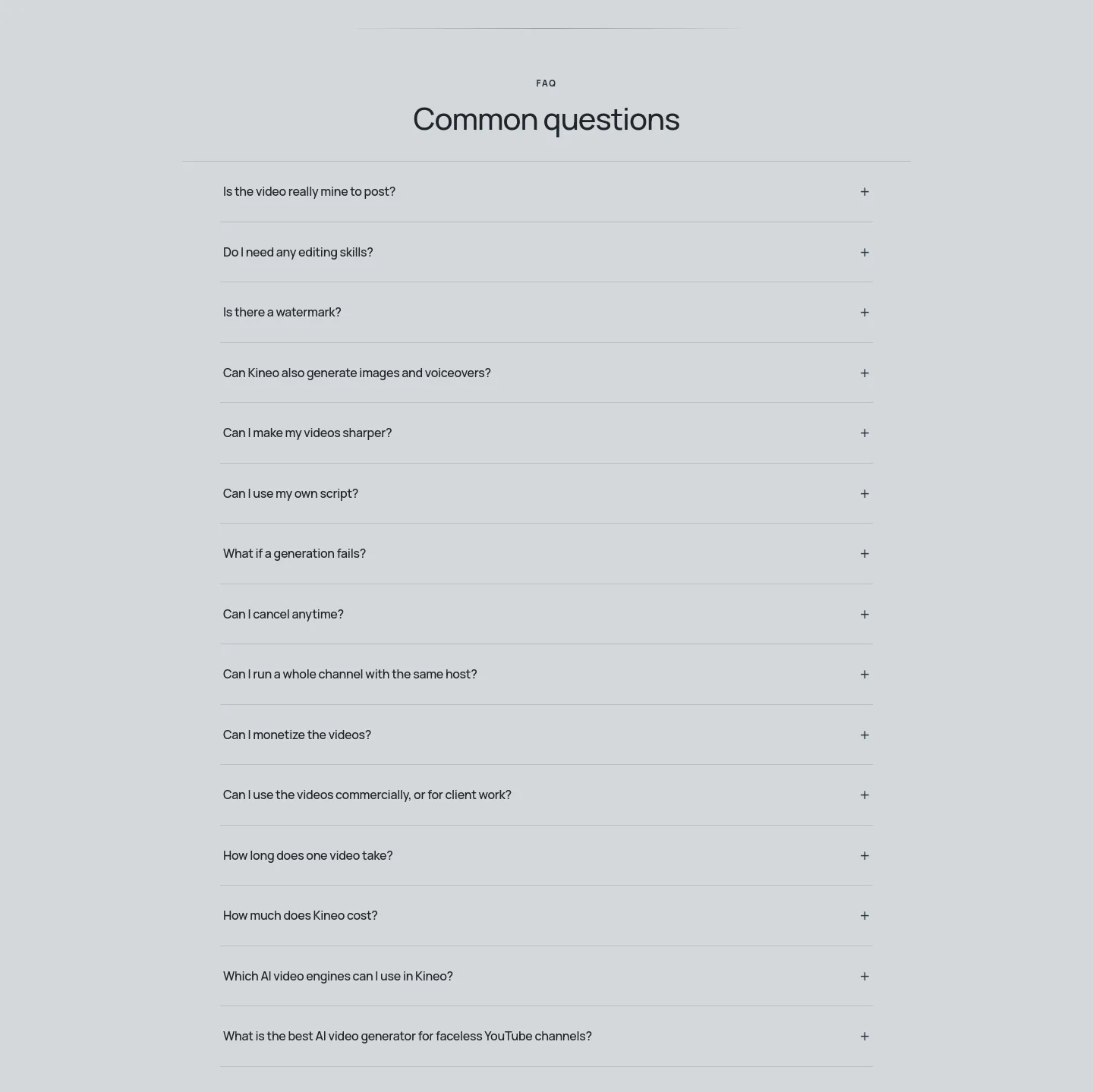 usekineo.com — FAQ