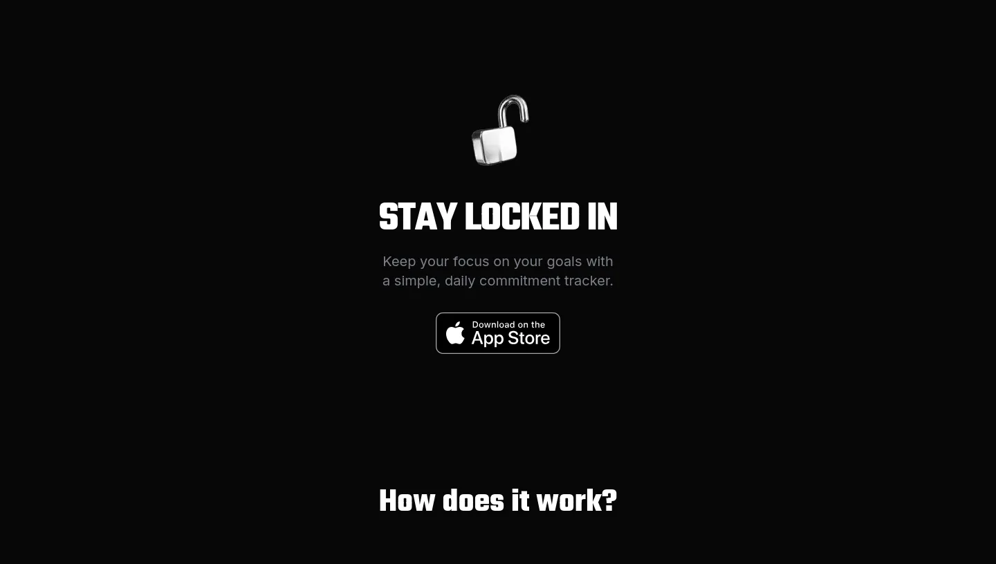 uselockin.app — a measured funnel