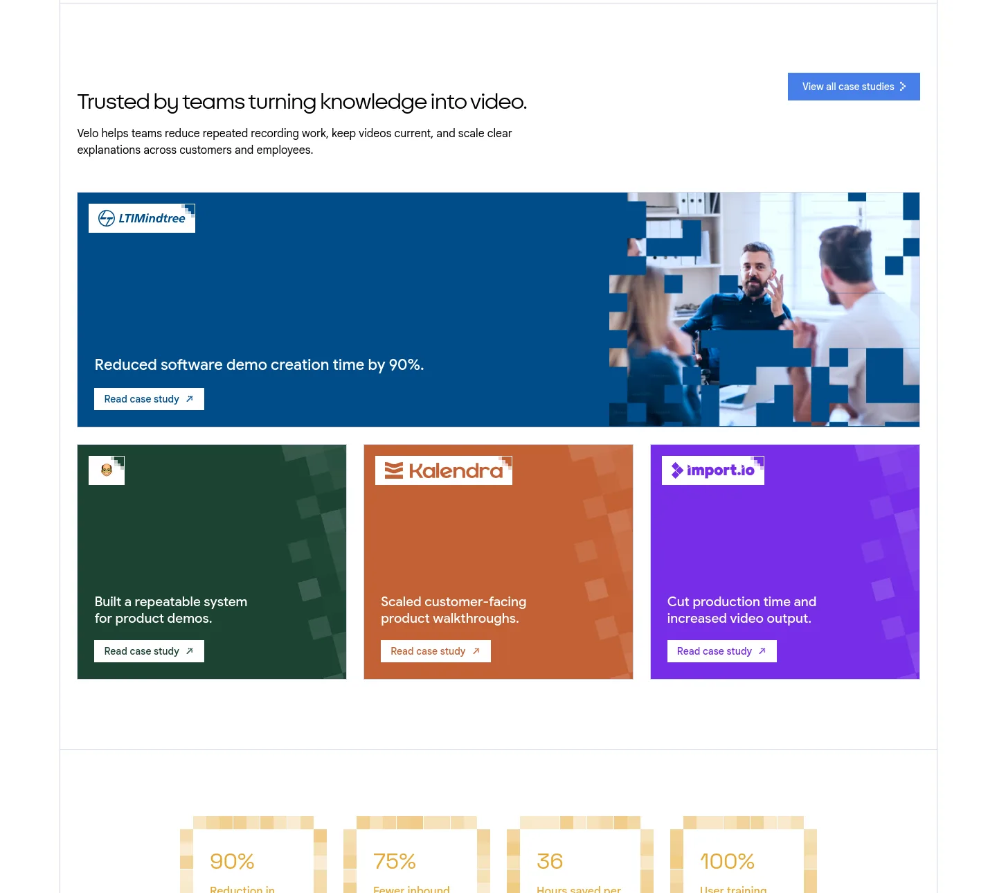 usevelo.ai — Logo Wall