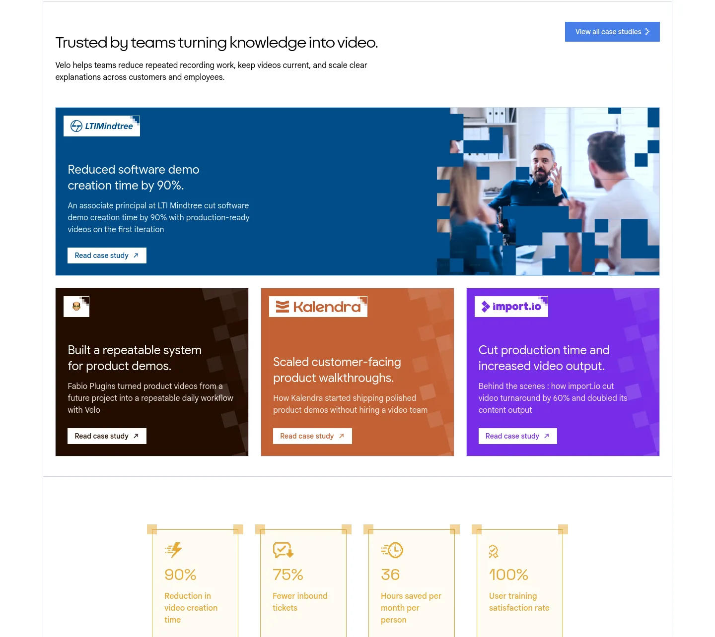 usevelo.ai — Logo Wall