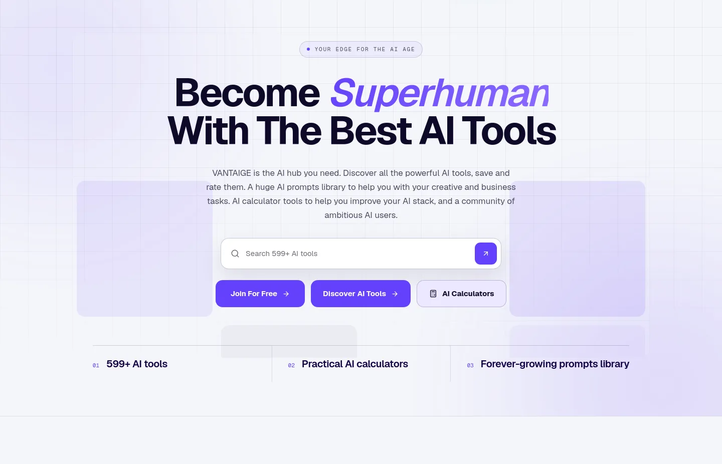 vantaige.io — Hero
