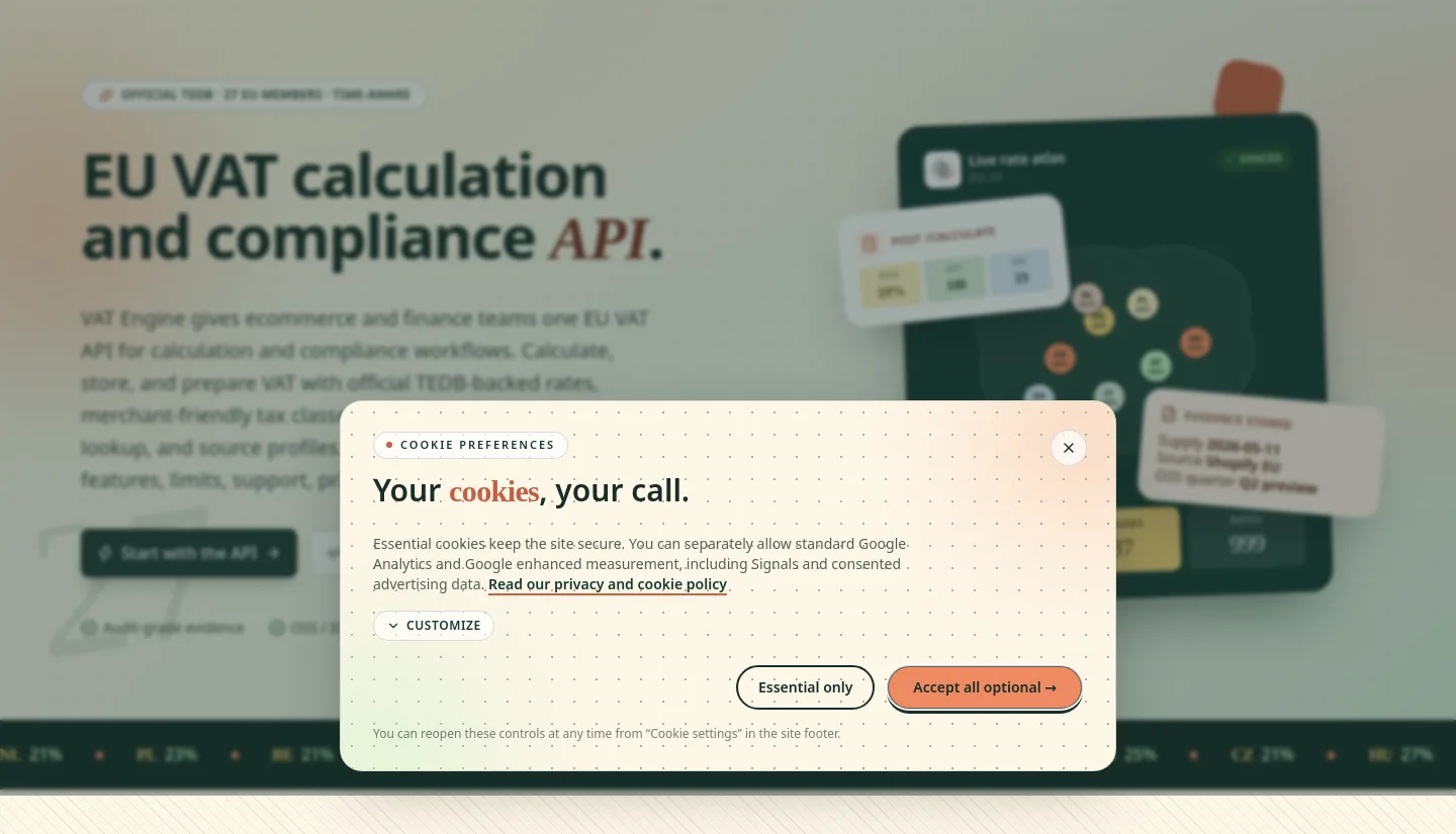 vat-engine.app — Hero