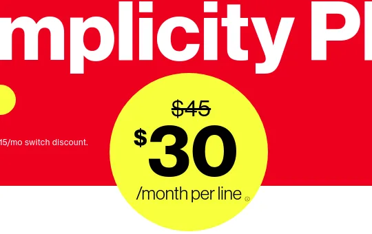 Price anchor element from verizon.com