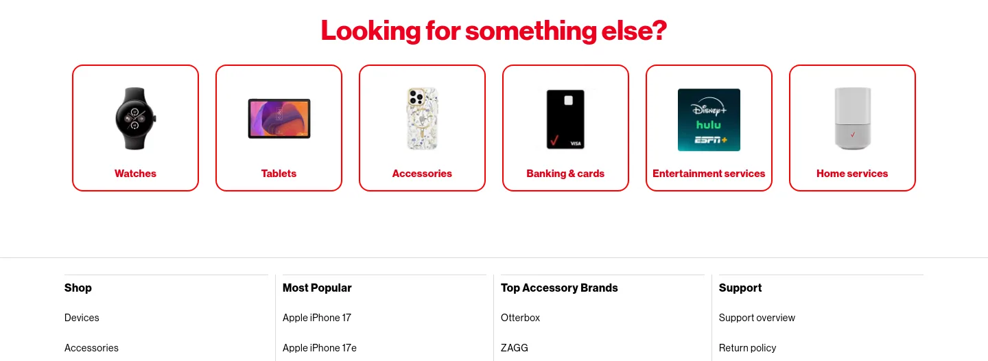verizon.com — a real Logo Wall section
