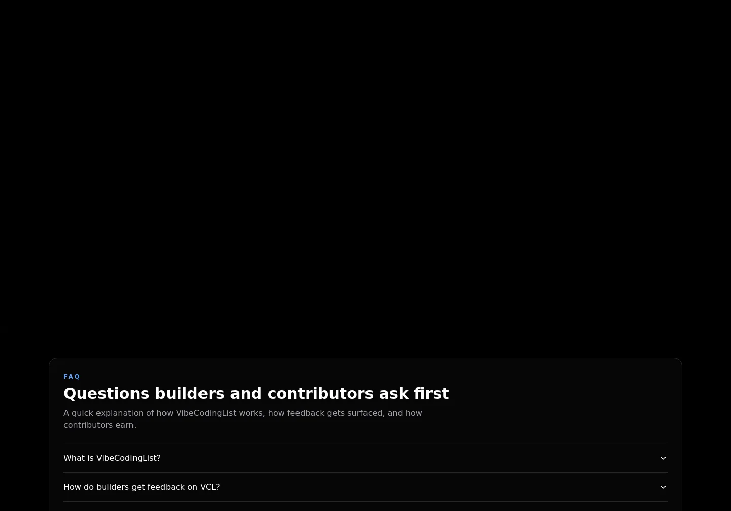 vibecodinglist.com — a real Logo Wall section