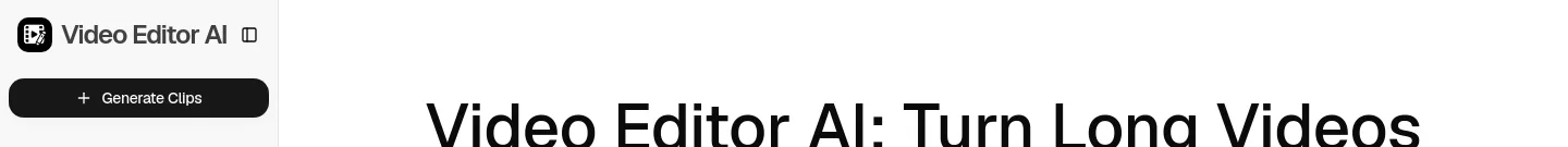 video-editor.ai — a measured funnel