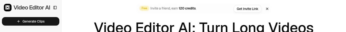 video-editor.ai — a measured funnel