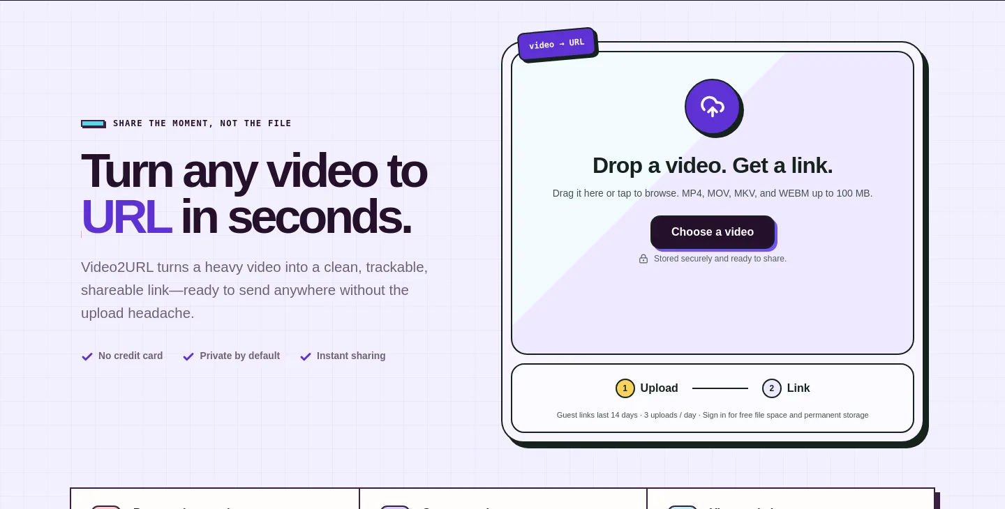 video2url.com — Hero