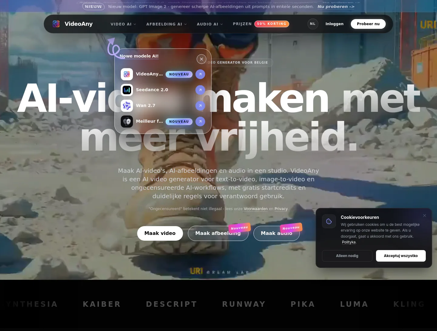 videoany.be — a measured funnel