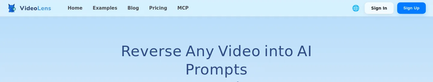 videolens.cc — a measured funnel