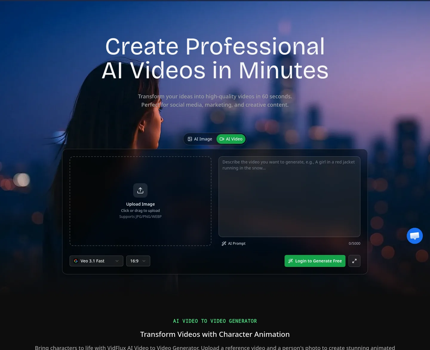 vidflux.ai — Hero