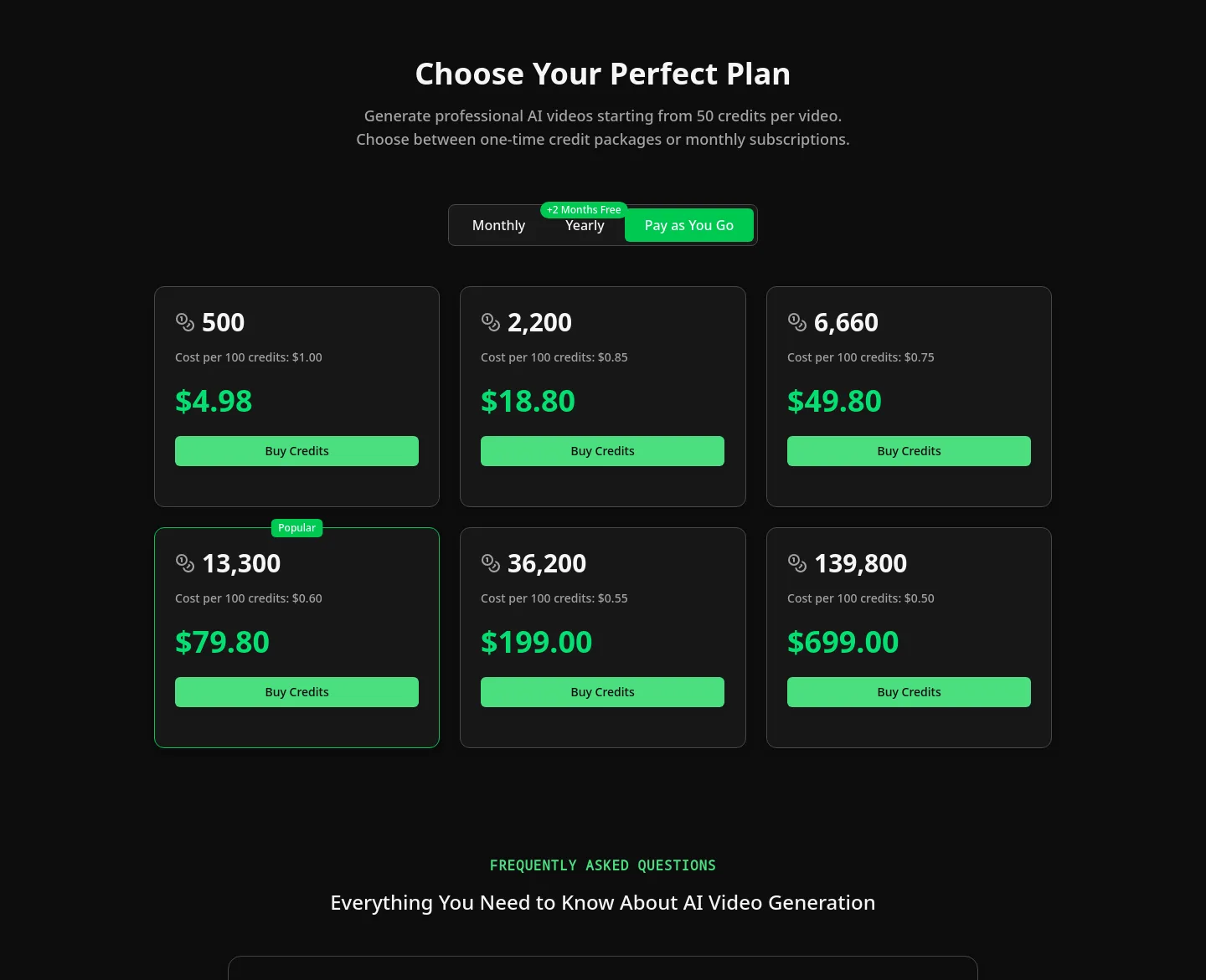 vidflux.ai — Pricing