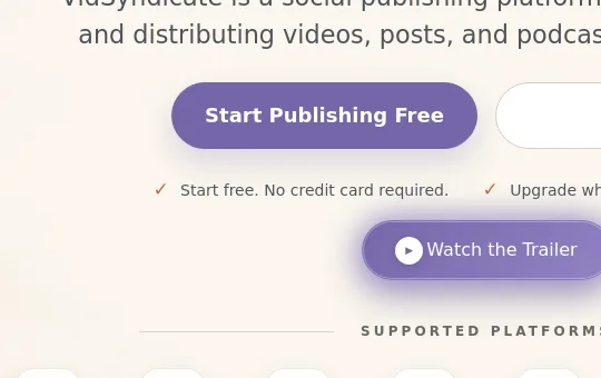 No credit card element from vidsyndicate.com