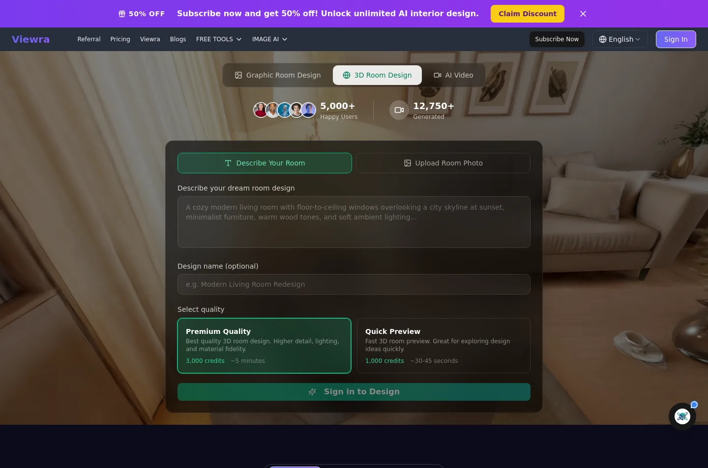 viewra.co — a measured funnel