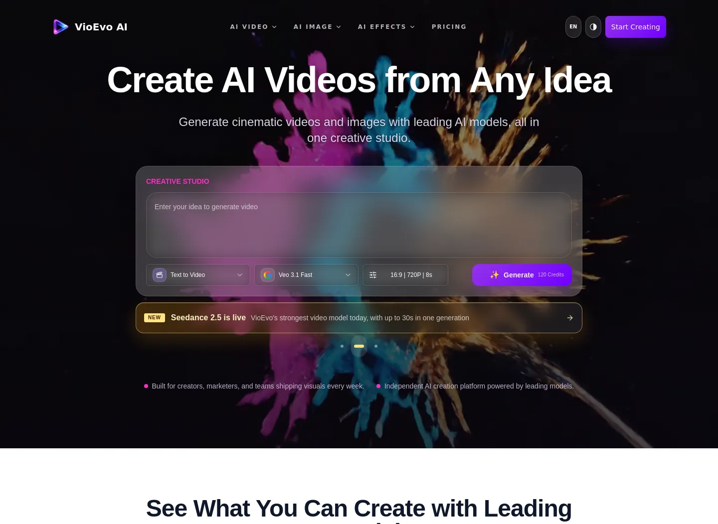 vioevo.com — Hero
