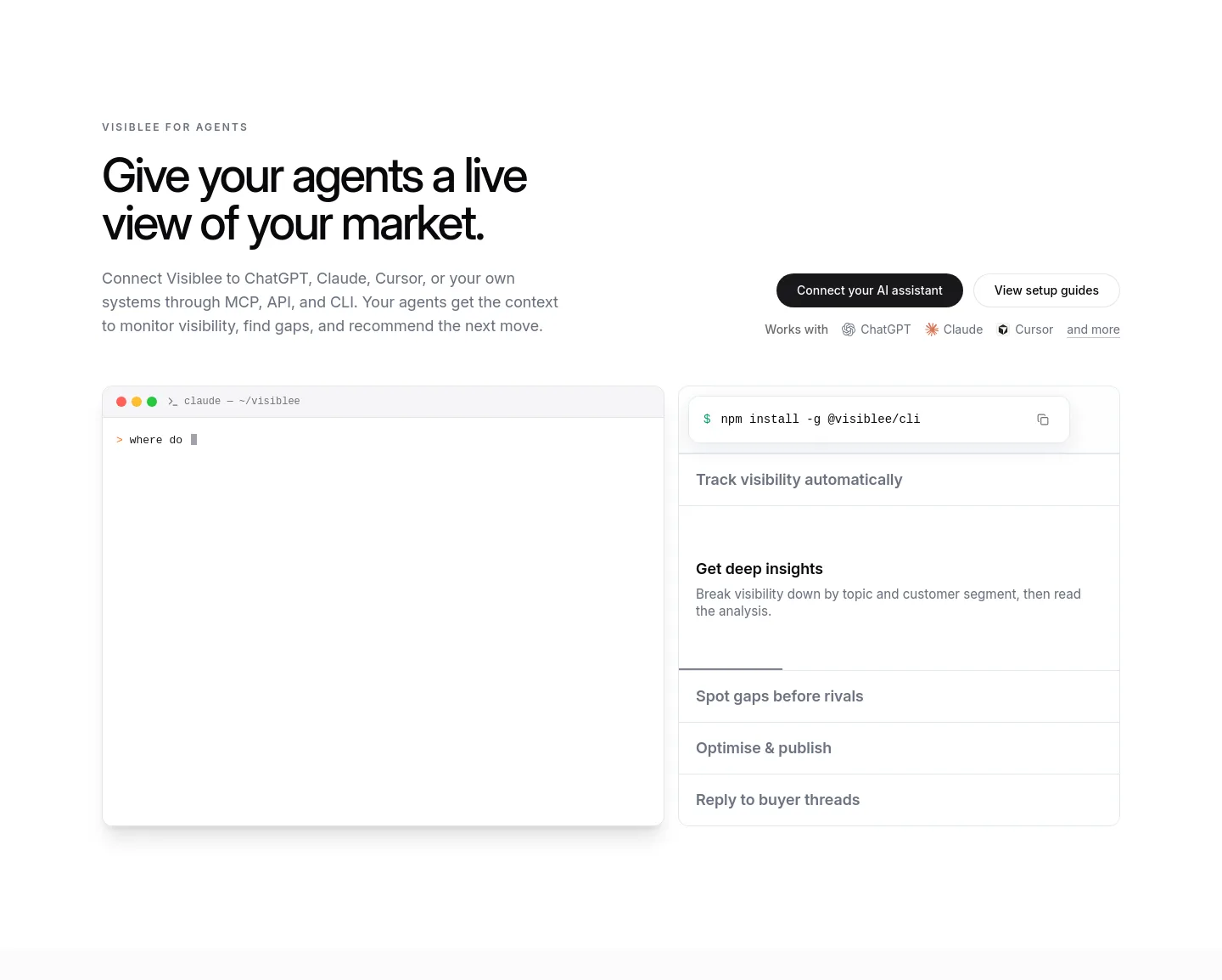 visiblee.ai — Logo Wall
