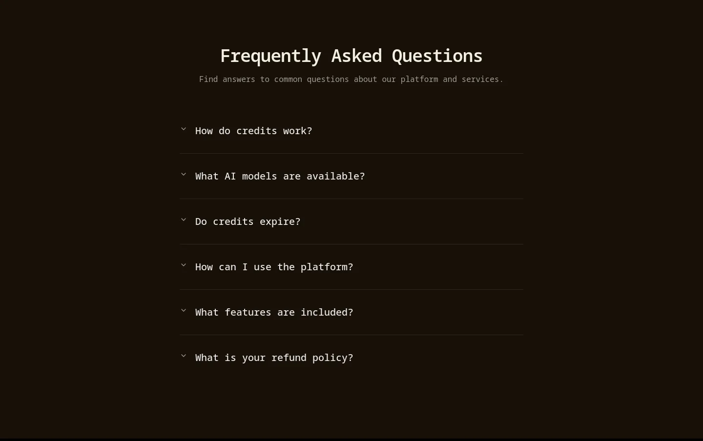 visiondir.com — FAQ