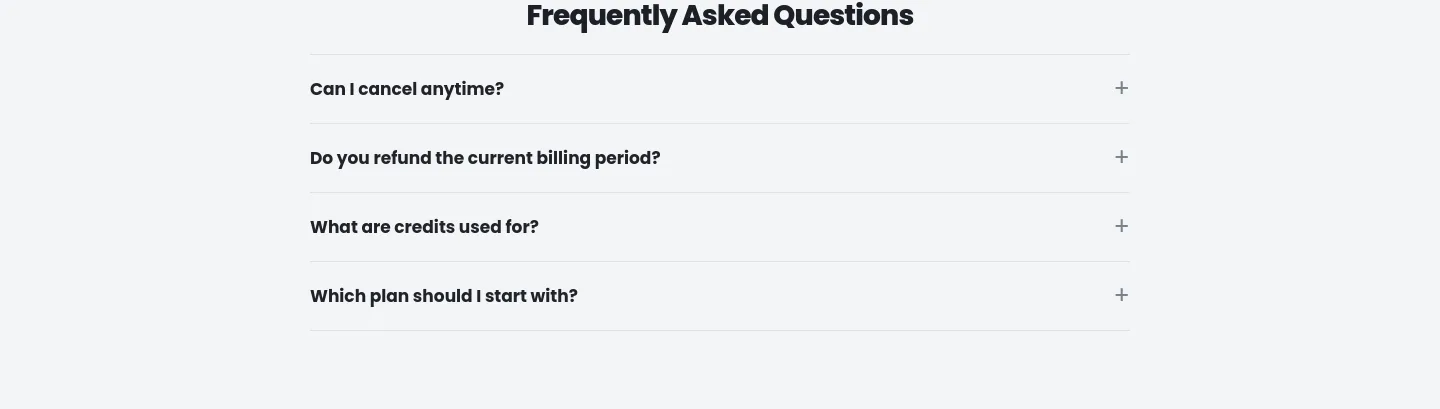 vismuse.com FAQ section