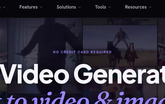 No credit card element from vivideo.ai