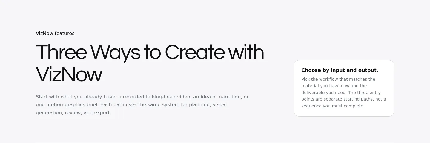 viznow.ai — Hero