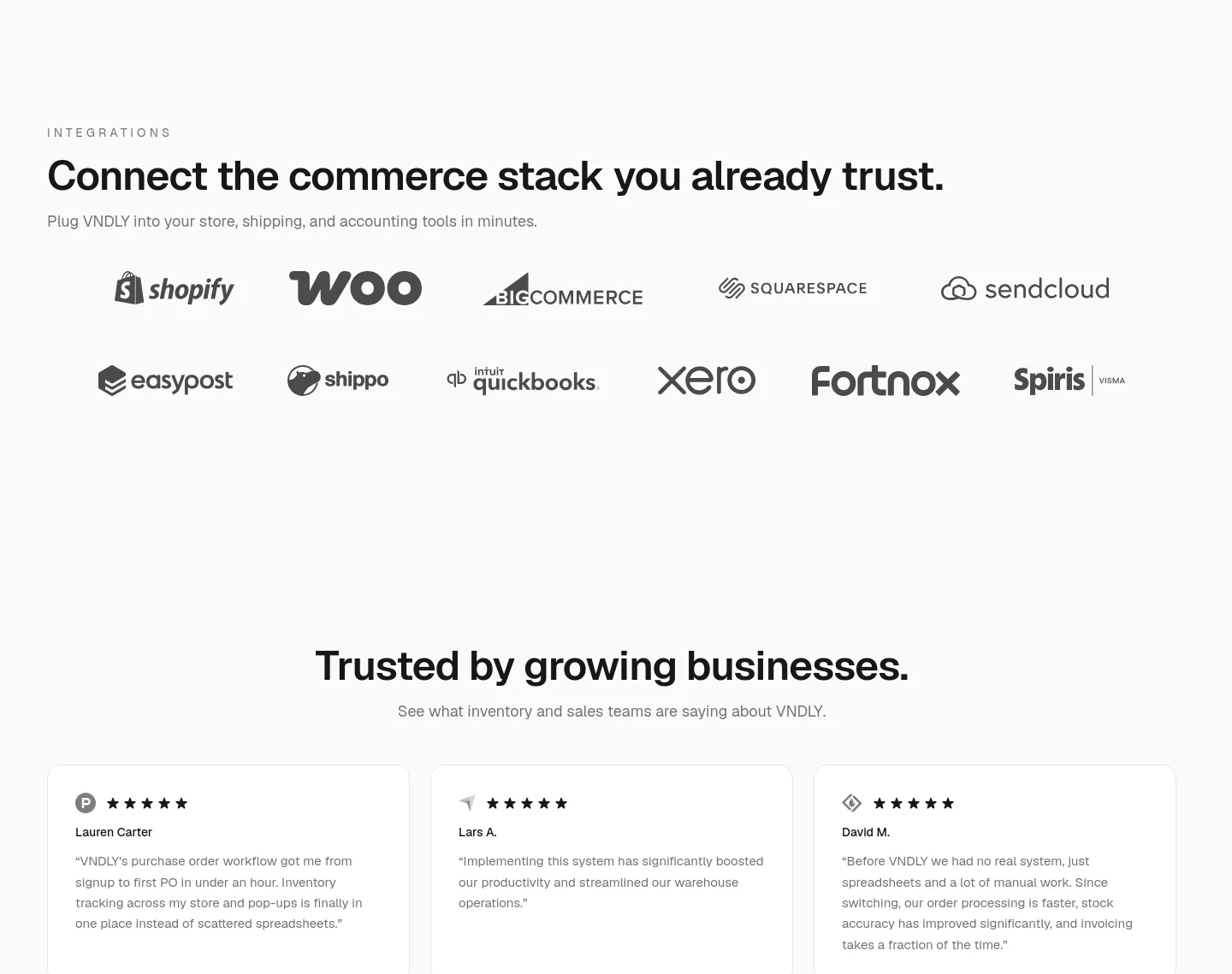 vndly.io — a real Logo Wall section