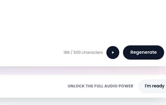 Rating element from vocallab.ai