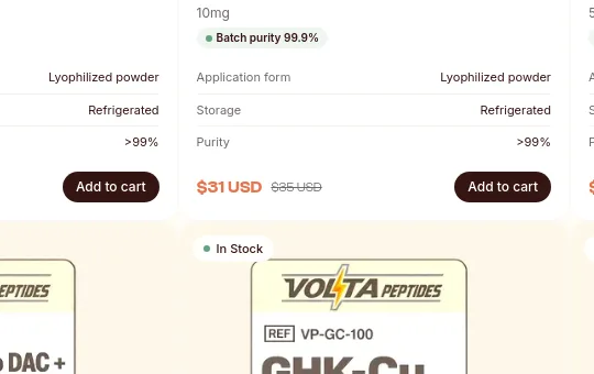 Price anchor element from voltapeptides.com