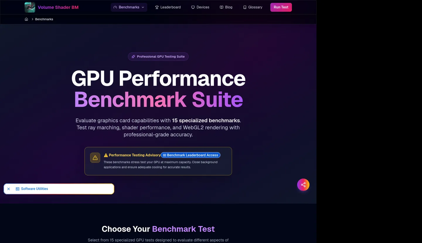 volume-shader.net — a measured funnel