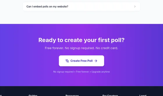 No credit card element from votegenerator.com